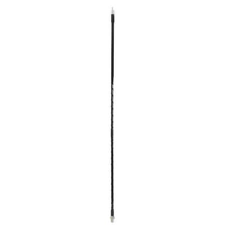 Accessories Unlimited Accessories Unlimited AUFLEX3-B 0.38 x 24 in. 3 ft. Superflex CB Antenna with Tunable Tip; Black AUFLEX3-B